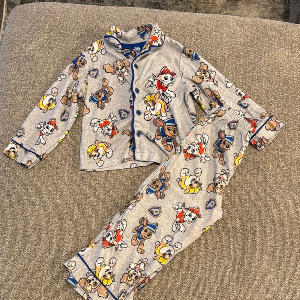 Paw Patrol Gray and Blue Pajama Sets for Cozy Nights